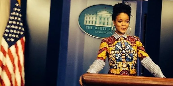 Η Rihanna στον Λευκό Οίκο