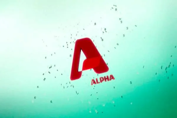 Το λογότυπο του τηλεοπτικού σταθμού Alpha