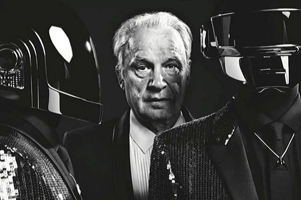 Ο Giorgio Moroder ανάμεσα στους Daft Punk