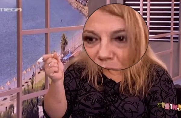 Η Ελένη Καστάνη σε τηλεοπτική συνέντευξη.