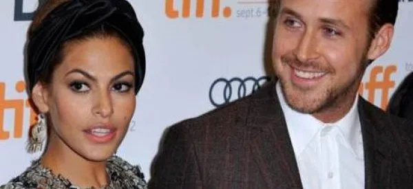 Η Eva Mendes και ο Ryan Gosling σε κοινή τους εμφάνιση.