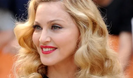 Η Madonna στην πρεμιέρα της ταινίας W.E. στο Διεθνές Φεστιβάλ Κινηματογράφου του Τορόντο το 2011.