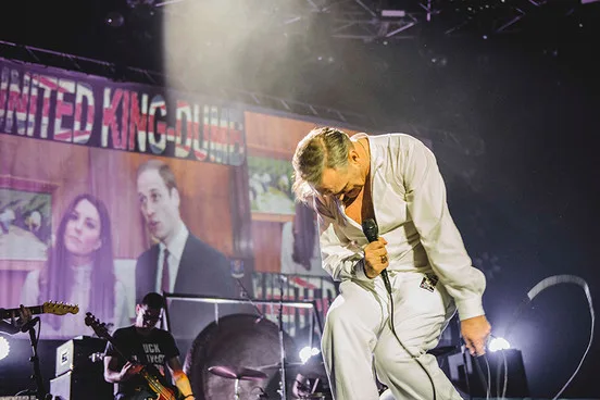 Ο Morrissey σε συναυλία στο Λονδίνο.