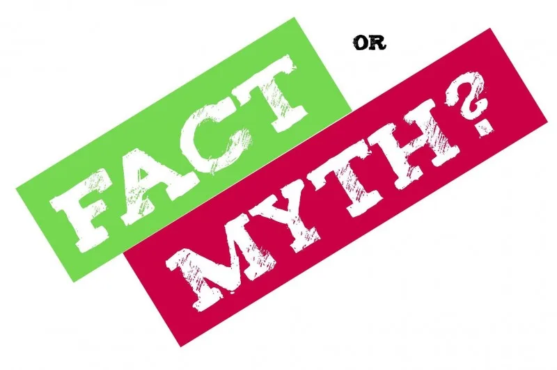 Γραφικό με τις λέξεις FACT και MYTH?