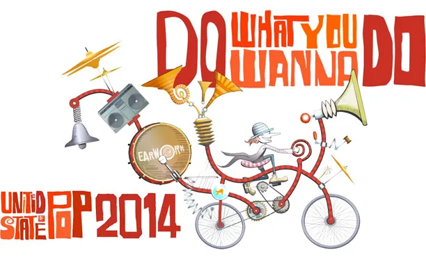 Αφίσα για το United State of Pop 2014 του DJ Earworm.