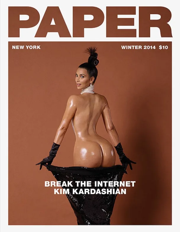 Kim-Kardashian-Nude-Paper-Cover