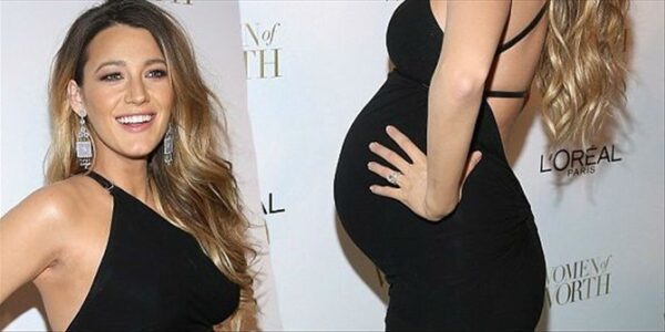 Φούσκωσε η Blake Lively! Με στενό φόρεμα και ανοιχτή πλάτη στον έκτο μήνα της εγκυμοσύνης της!