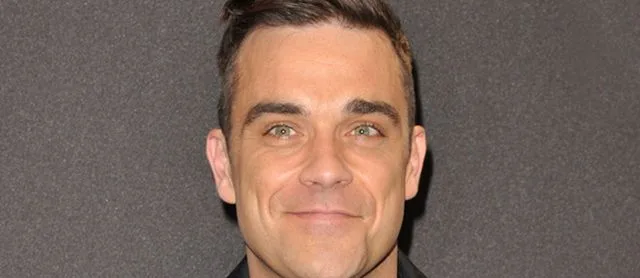 Κοντινό πορτρέτο του Robbie Williams