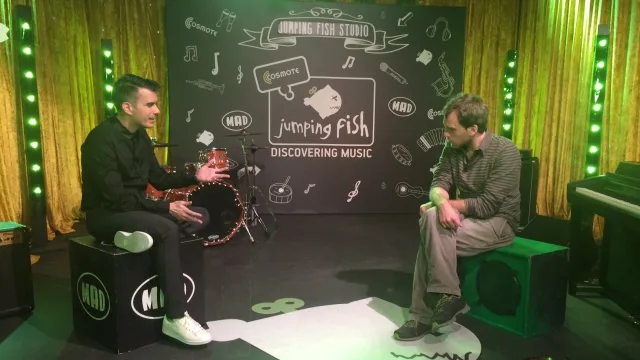Ο George Gaudy σε συνέντευξη στο Jumping Fish Studio.