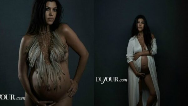 Το έχει το σόι φάινεται! Γυμνή και έγκυος η Kourtney Kardashian