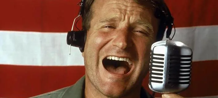 Ο Robin Williams σε σκηνή από την ταινία Good Morning, Vietnam