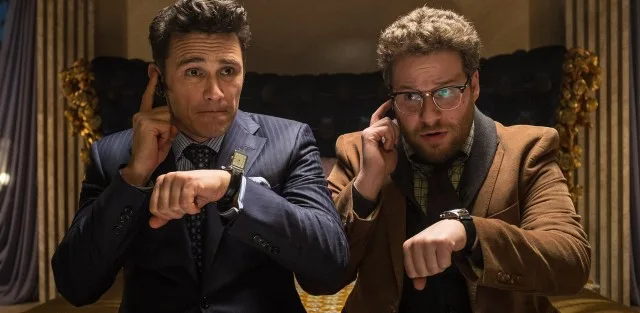 Ο James Franco και ο Seth Rogen σε σκηνή από την ταινία The Interview.
