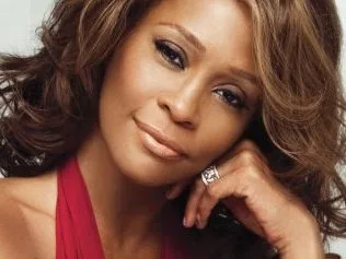 Η Whitney Houston σε κοντινό πλάνο