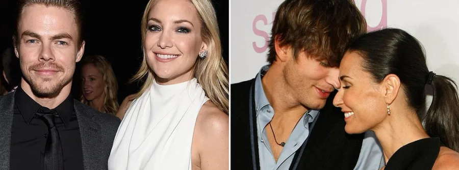 Η Demi Moore και ο Ashton Kutcher σε κοινή εμφάνιση δίπλα σε άλλο ζευγάρι.