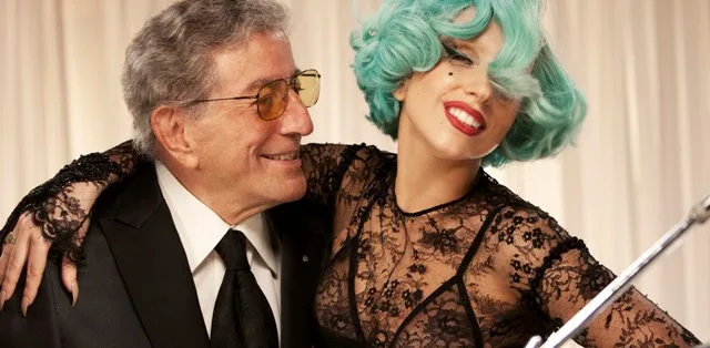 Η Lady Gaga και ο Tony Bennett σε κοινή τους εμφάνιση.