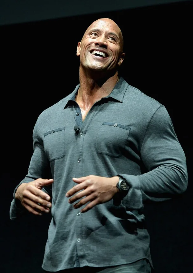 Rock-wasnt-sure-shirt-would-fit-so-he-MADE-fit