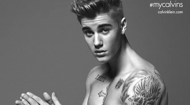 Ο Justin Bieber στην καμπάνια του Calvin Klein