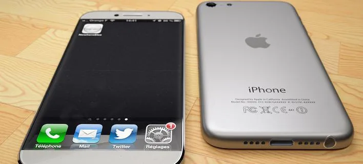 Δύο iPhone τοποθετημένα σε ξύλινη επιφάνεια, το ένα δείχνει την οθόνη και το άλλο την πίσω όψη.
