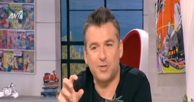 Ο Γιώργος Λιάγκας στο πλατό της εκπομπής Το Πρωινό.