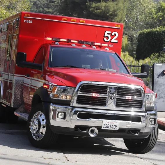 FAMEFLYNET - Exclusive: GV: Firemen And Paramedics Spotted At Brad Pitt And Angelina Jolies House