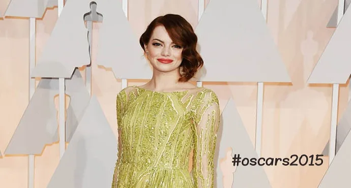 Η Emma Stone στα βραβεία Όσκαρ 2015