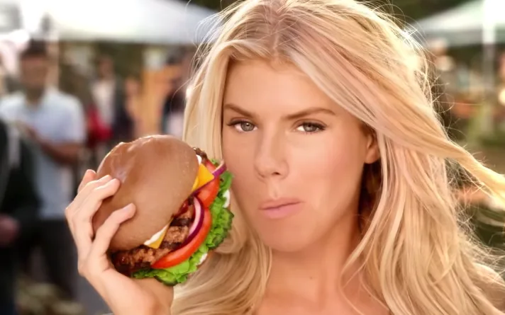 Carl s Jr. Charlotte McKinney All Natural Too Hot For TV Commercial Extended Cut YouTube