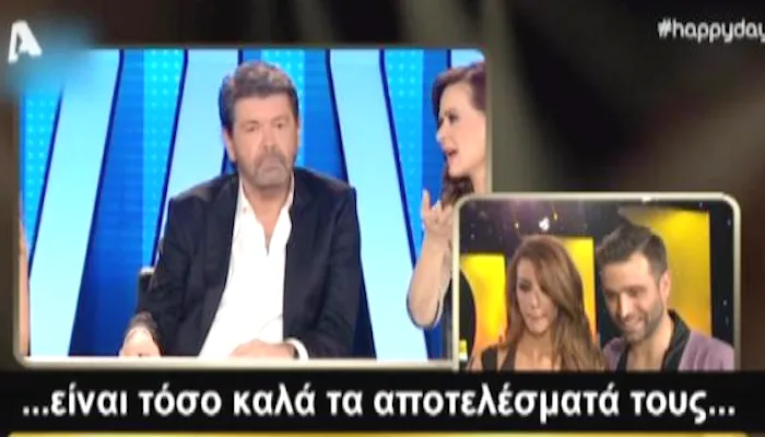 Ο Γιάννης Λάτσιος και η Κάτια Δανδουλάκη στην κριτική επιτροπή του DWTS 5.
