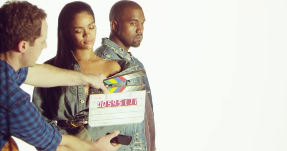 Στα παρασκήνια του video clip της Rihanna με Kanye West και Paul McCartney!