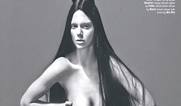 Πραγματικά αγνώριστη η Kendall Jenner στην γυμνή φωτογράφισή της για το Love Magazine