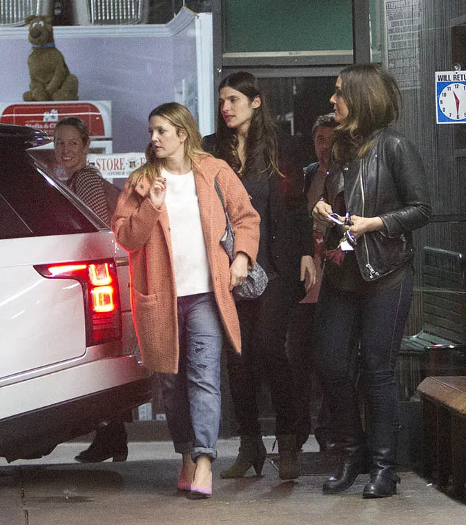 Cameron Diaz, Gwyneth Paltrow, Nicole Richie and Drew Barrymore were seen leaving dinner at Katsuya Restaurant together in Studio City, CA