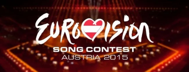 Το λογότυπο της Eurovision 2015 στην Αυστρία.