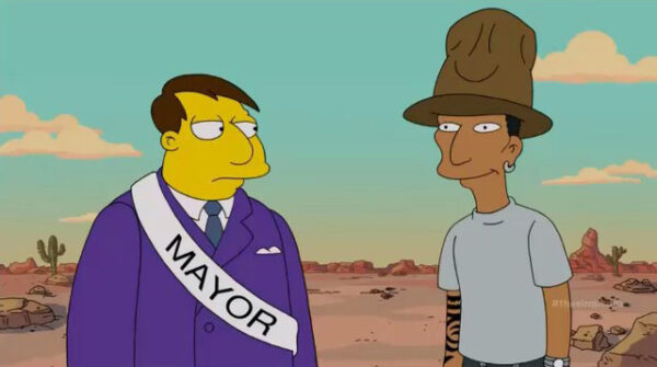 Δείτε τον Pharrell ως χαρακτήρα στους Simpsons!