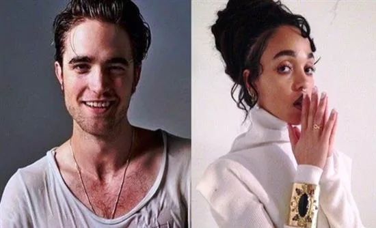 Ο Robert Pattinson και η FKA Twigs σε κολλάζ φωτογραφιών.