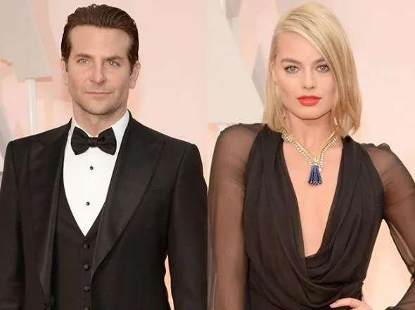 Ο Bradley Cooper και η Margot Robbie σε επίσημη εμφάνιση.