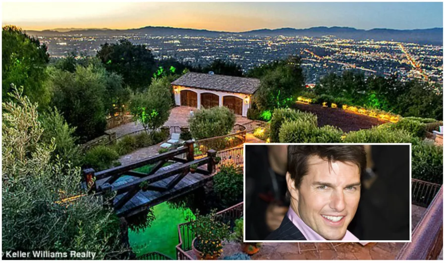 Ο Tom Cruise και η πολυτελής έπαυλή του με θέα την πόλη.