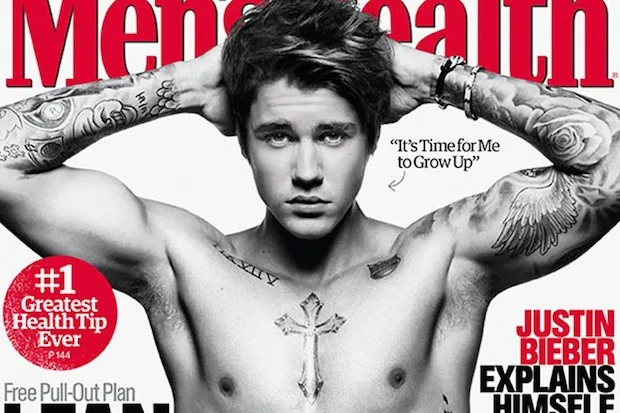Ο Justin Bieber στο εξώφυλλο του περιοδικού Men's Health.