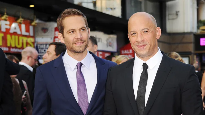 Ο Paul Walker και ο Vin Diesel σε επίσημη εμφάνιση στο κόκκινο χαλί.