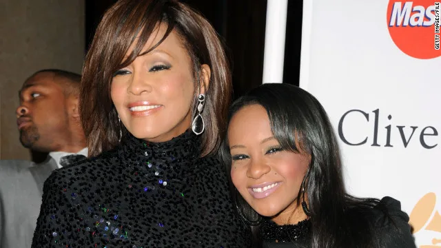 Η Whitney Houston με την κόρη της Bobbi Kristina Brown σε κοινή τους εμφάνιση.