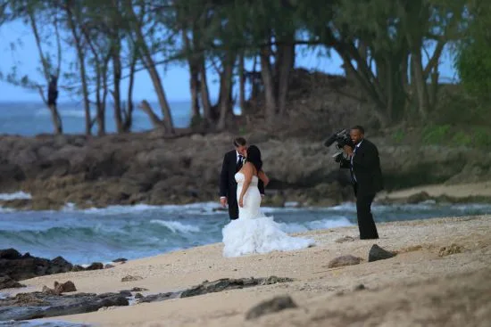 Rihanna looks breathtaking at her assistant's wedding in Honolulu, HI