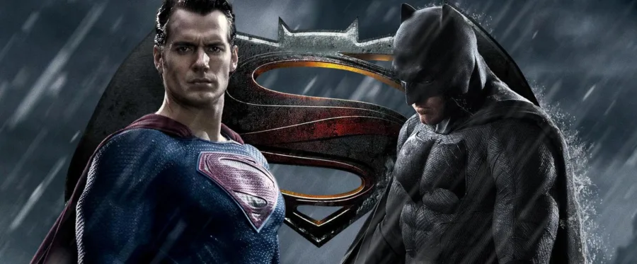 Ο Superman και ο Batman σε προωθητική εικόνα της ταινίας Batman v Superman.