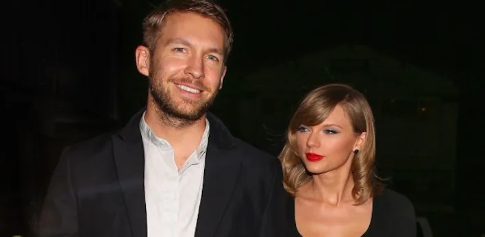 Ο Calvin Harris και η Taylor Swift σε βραδινή έξοδο.