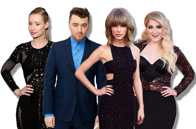 bbma-nominees-iggy-azalea-sam-smith-taylor-swift-meghan-trainor-2015-billboard-650