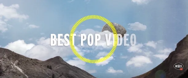 Γραφικό για την κατηγορία Best Pop Video στα Mad Video Music Awards 2015.