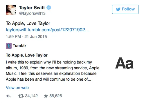 Apple Agrees To Pay Musicians During Free Trial After Taylor Swift Speaks Out - BuzzFeed News 2015-06-22 11-03-56