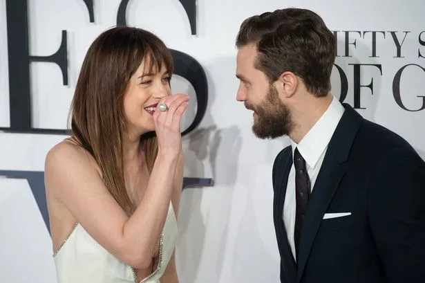 Dakota-Johnson-and-Jamie-Dornan-at-Fifty-Shades-of-Grey-Premiere