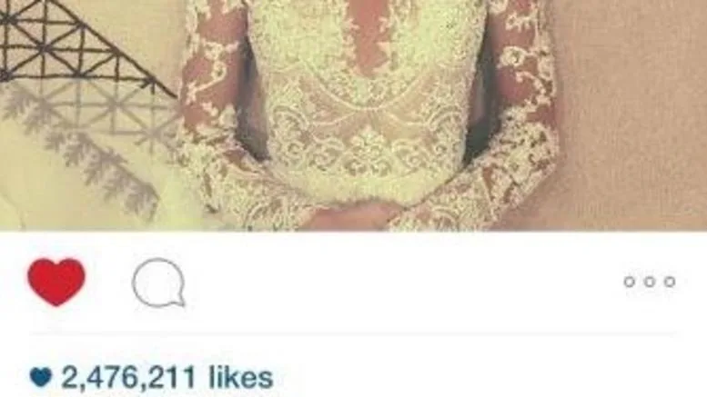 Η Kendall Jenner με δαντελένιο νυφικό σε φωτογραφία του Instagram με εκατομμύρια likes.