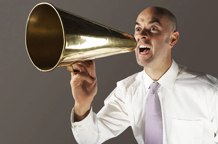 talking-loudly