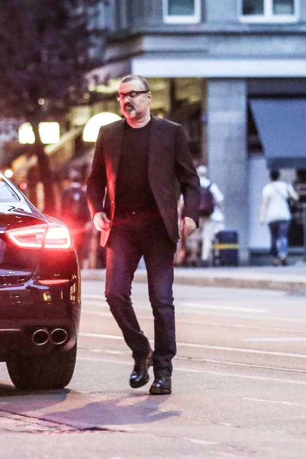 EXCLUSIVE: George Michael seen on his birthday in Zurich