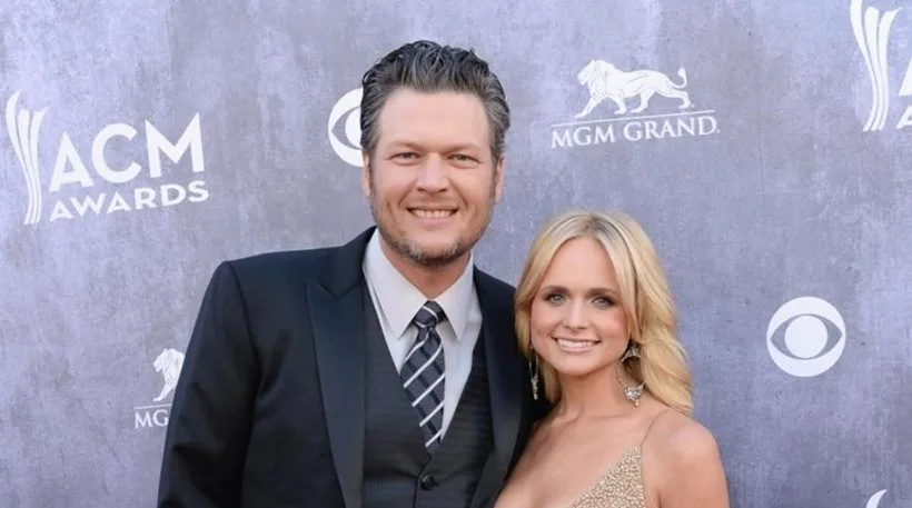 Ο Blake Shelton και η Miranda Lambert στα βραβεία ACM.