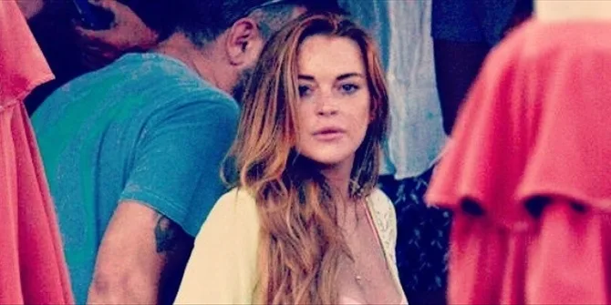 Η Lindsay Lohan στη Μύκονο